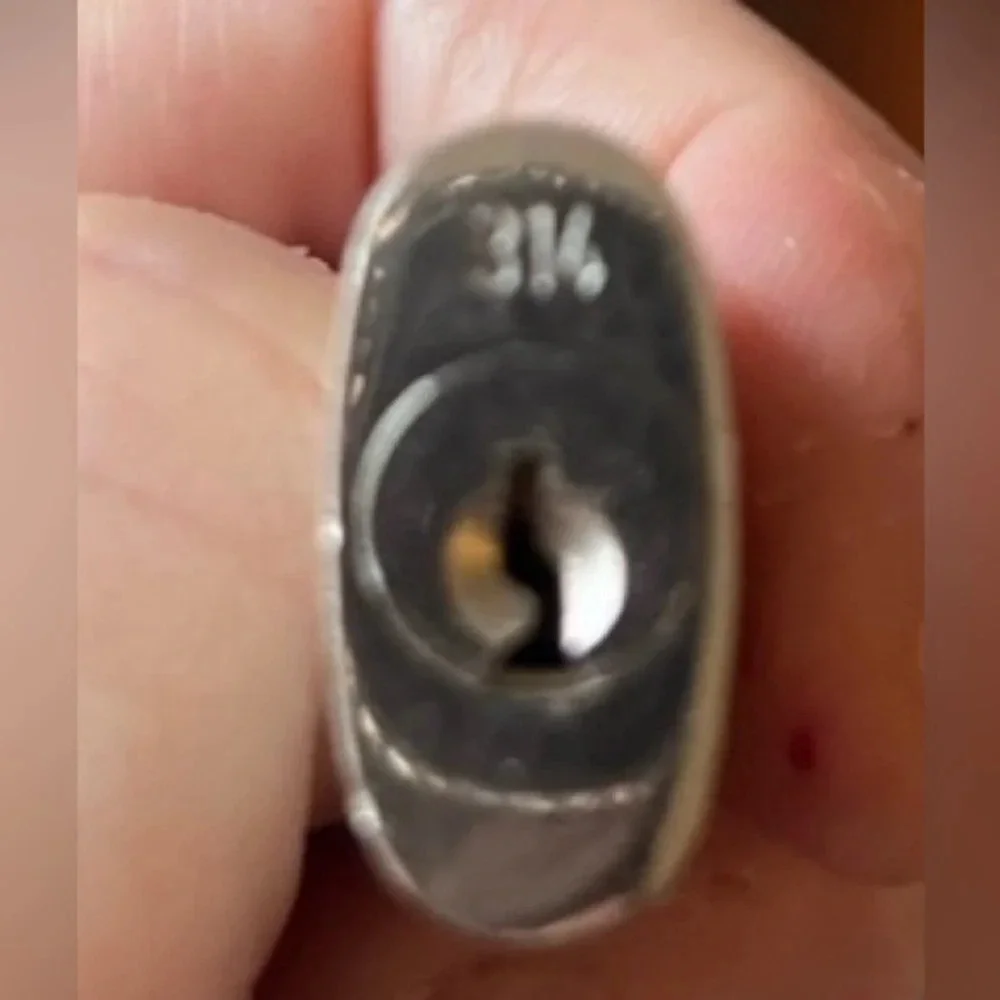 Louis Vuitton Silver lock and Key